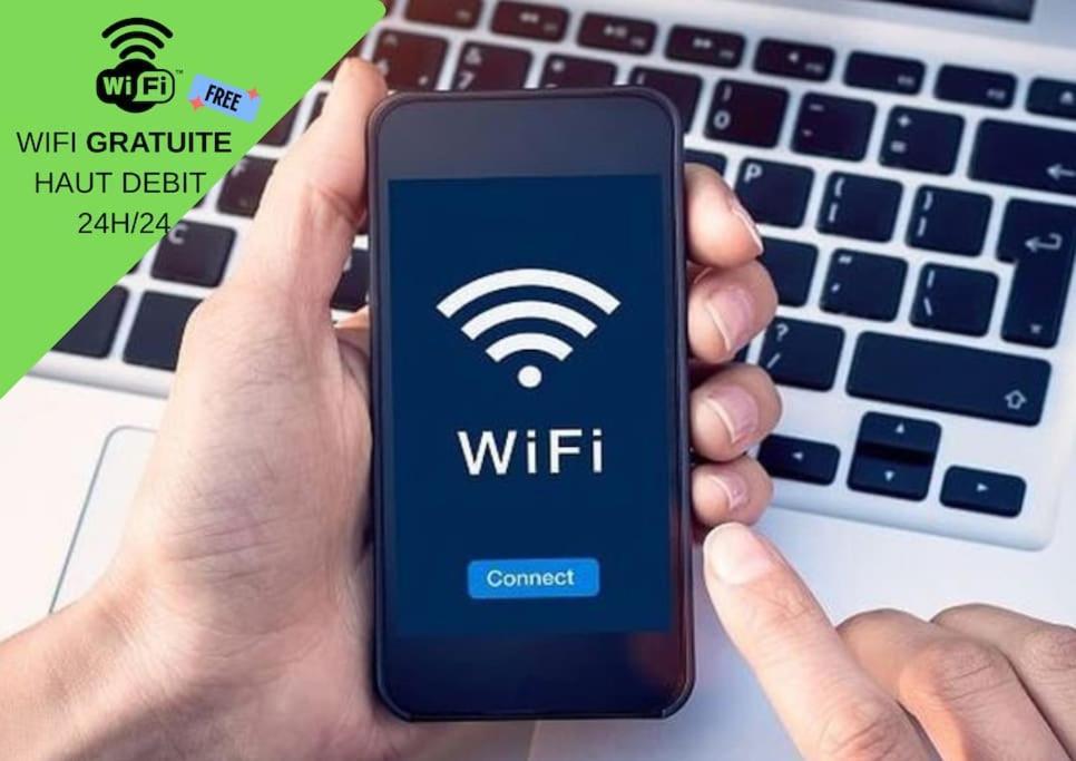 Cosy T2 Wifi Parking Proche Gare Centre Ville Saint-Quentin  Exterior foto