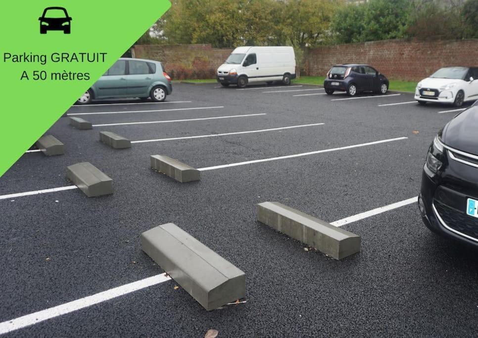 Cosy T2 Wifi Parking Proche Gare Centre Ville Saint-Quentin  Exterior foto